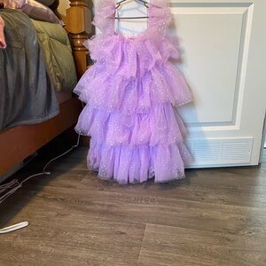 Lola + The Boys Lavender Tulle Kids Costume